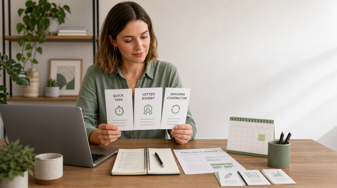 Fiverr vs Upwork comparison guide for small business owners